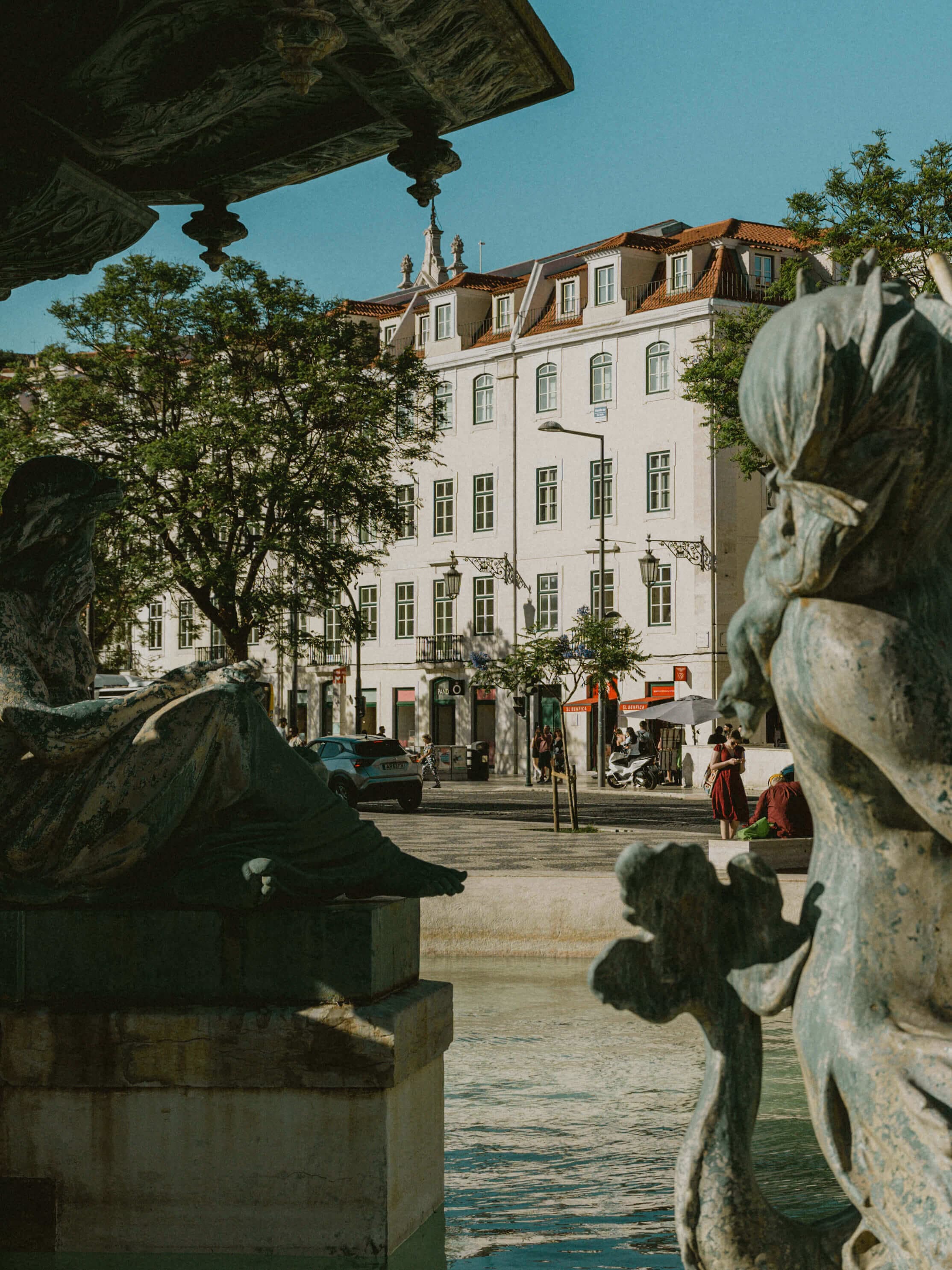 Portuguese architecture background