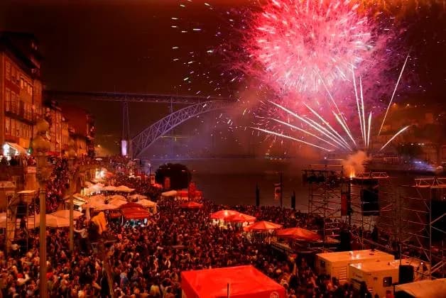São João festival in Porto